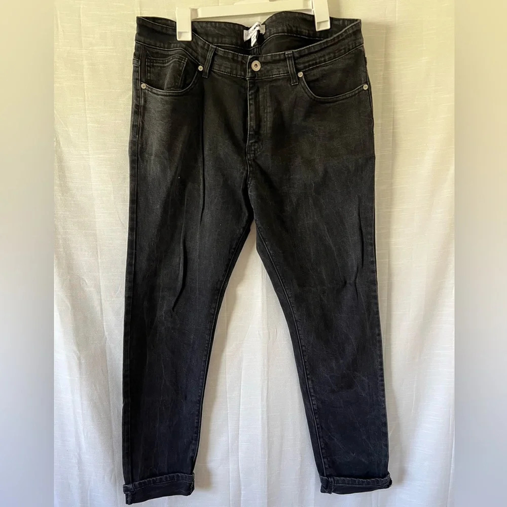 Fashion Nova Mens Black Jeans